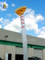 Danseur gonflable de ciel de pizza de la publicité pour la promotion de magasin de restauration rapide
