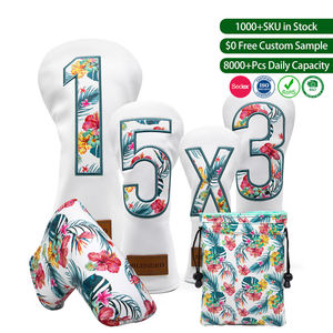Funda Protectora para Cabeza de Palo de Golf de Cuero PU, Diseño Elegante, Resistente a Arañazos, Directo de Fábrica - Product Image 1