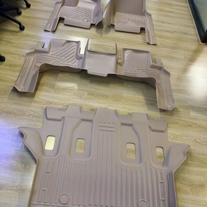 Alfombrilla de Coche KQD 5D TPE Impermeable de Fibra de Carbono Negra Compatible con LAND CRUISER LC300 y AXE 2025 - Product Image 2