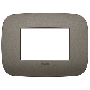 Placa de Puerta Redonda Vimar 3M Metal 12.2x9cm Acabado Mate - Product Image 1