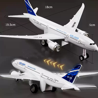 Modèle d'avion en métal, avion Airbus, jouet à tirer en arrière, grand A380, Boeing 787, jouet d'avion, avion, compagnies aériennes pour enfants