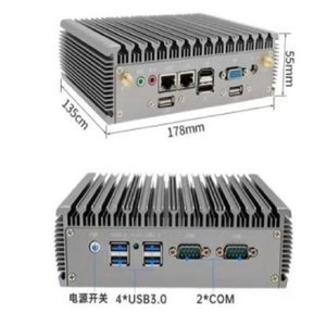 FOXKPC KPC-B12 อุปกรณ์โฮสต์อุตสาหกรรม DP HDMI VGA 4K รองรับการแสดงผลสามจอ ระบบวินโดวส์ 8 - Product Image 3