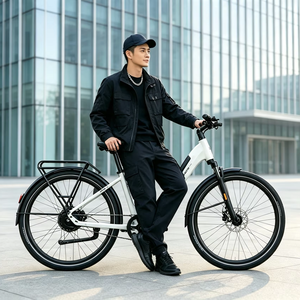Vélo électrique de ville <span class=keywords><strong>MIK</strong></span> HD avec système de courroie en carbone à 3 vitesses internes, moteur central Ananda, frein hydraulique Tektro, batterie 36V15Ah - Product Image 1