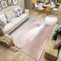 Tapis de sol en velours peluche rétro pour salon et chambre à coucher, résistant à la saleté, pour canapé, table, lit, couverture, tapis de style européen pour la maison