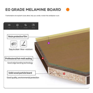 Set Meja dan Kursi Kantor Desain Modern Sederhana untuk Eksekutif, Meja Kantor Modular - Product Image 6