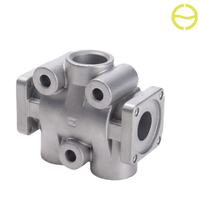 Pièces de fonderie en acier certifiées ISO9001 pour le corps de vanne hydraulique, usinage par procédé de cire perdue, fabrication OEM