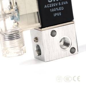 SNS 3V1 Serie DC24V normale geschlossen hydraulische pneumatische 2 position 3 way control magnetventil - Product Image 5