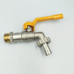 Robinet d'arrêt rapide en laiton pour jardin, filetage MXM PN20, avec buse - Product Image 5