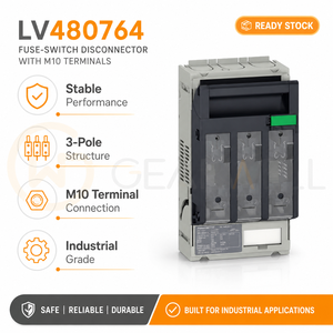 Sezionatore Fusibile LV480764 ISFT250 con Terminali M10, 3 Poli, Ricambio Elettrico Industriale - Product Image 1