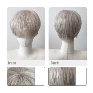 วิกผมสั้นสำหรับชายหนุ่มรูปงามดูเป็นธรรมชาติและนุ่มฟู - Product Image 3