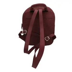 Mochila Fana de Cuero Grabado de 5 L con Patrón Floral, Bolsa de Viaje Unisex para Adultos - Product Image 4