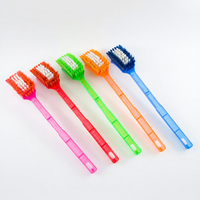 HQ3005 marché Indien couleur transparente PP long manche brosse de toilette