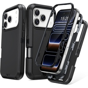 Coque de téléphone antichoc 3-en-1 Defender <span class=keywords><strong>American</strong></span> Hotsale pour iPhone 17 Pro Max, 16E, 15, 14 – Combo antichoc sans étui - Product Image 1