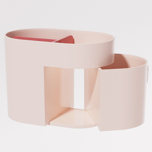 Kotak Penyimpanan Kosmetik Modern 2026 Premium AVACADO TY-101 ABS Warna Kustom, <span class=keywords><strong>Organizer</strong></span> Makeup Tarik Keluar Terbagi, Laris Manis - Product Image 4