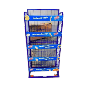 Customized Modular for Snack <b>Display</b> <b>Rack</b> with Easy Assembly for FMCG Product Showcasing - Product Image 1