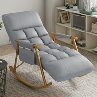 Chaise berçante paresseux canapé chaise tissu technique cuir chaise longue chaise longue inclinable