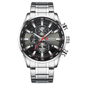 Reloj de Pulsera Cronógrafo para Hombre, Estilo Salvaje, con Esfera de Aleación de 47 mm, Cristal, Resistente al Agua, Correa de Acero Inoxidable - Product Image 4