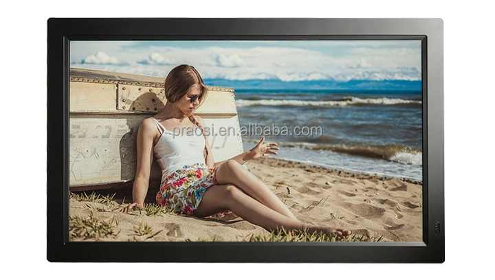 カレンダー時計目覚まし時計付きの人気の18.5インチスマート電子フォト