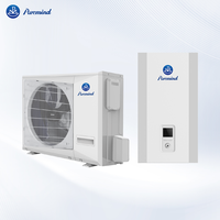 Chauffe-eau solaire extérieur monobloc en acier inoxydable avec contrôle intelligent WIFI pour R32 5KW 8KW 10KW 12KW DC Inverter, chauffage et refroidissement