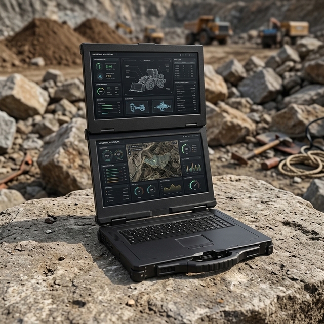 Heavy-Duty IP65 Rugged Industrial Laptop 15.6'' Dual 15.6-inch I9-13900HK DDR5 MXM GPU MIL-STD-810H Stock for Extreme Working