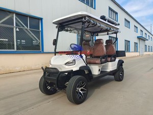 Voiturette de golf électrique avec porte-sac de golf et ceinture de sécurité, 3-4 places, vitesse 30-50 km/h, autonomie 70-90 km, certifiée CE - Product Image 2