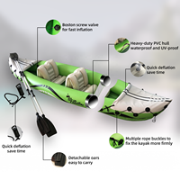 Bateau de pêche gonflable en PVC, kayak épaissi, bateau à rames, annexe pour moteur hors-bord, radeau, bateau semi-rigide en fibre de verre, bateau de dérive