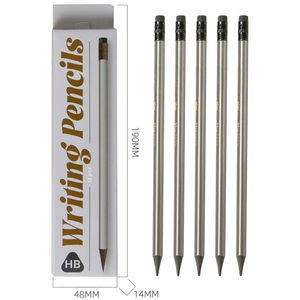 Matite Standard HB con gomma per contorcersi da disegno matite in legno senza 12 conteggi per insegnanti di scuola e materiale per classe - Product Image 4