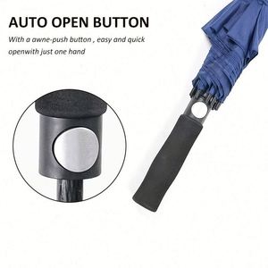 Parapluie de luxe résistant, personnalisé avec logo, imperméable, compact, de haute qualité, pour la pluie - Product Image 5