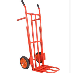 भारी फर्नीचर को स्थानांतरित करने के लिए ट्राली दो पहियों धातु गोदाम ट्रॉली टिकाऊ हैंडकार्ट सुविधाजनक फोल्डेबल - Product Image 6