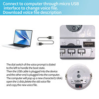 Haut-parleur audio de capteur de mouvement de corps infrarouge de plafond Mini amplificateur intégré avec l'audio de téléchargement de port USB