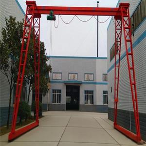 Pont roulant à poutre simple de 5 tonnes personnalisable avec portée réglable et moteur à engrenages pour différents besoins d'atelier - Product Image 1