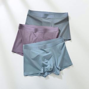 Calzoncillos Bóxer Sin Costuras de Algodón Puro Ecológico, de Talle Alto, Absorbentes de Sudor, Cómodos, Transpirables, de Secado Rápido y Duraderos - Product Image 4