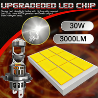 HQ18 Nouveau design Mini projecteur 1:1 Lentille H4 H7 H11 9005 9006 9012 Phare LED CE