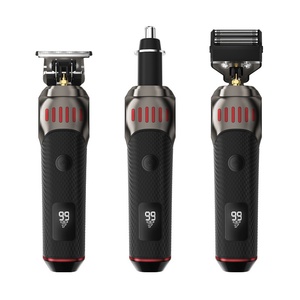 Cortadora <span class=keywords><strong>de</strong></span> Pelo Profesional Inalámbrica para Salón, <span class=keywords><strong>Recortadora</strong></span> Eléctrica para Barberos y Hombres, con Pantalla LED Inteligente, Recargable, 3 Horas <span class=keywords><strong>de</strong></span> Autonomía - Product Image 1