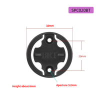 Kit de fixation pour ordinateur de vélo Garmin Bryton WAHOO, support d'adaptateur GPS en plastique et support de chronomètre pour le cyclisme
