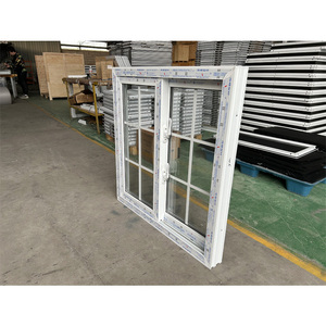 Quảng Châu cửa sổ cao cấp giải pháp của hồ sơ <span class=keywords><strong>PVC</strong></span> chống bão 72x64 cửa sổ trượt màn hình từ tính con lăn ngang - Product Image 5