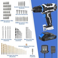 Kit de juego inalámbrico 100 Uds combinación HSS acero carburo agujero Twist Metal broca conjunto herramientas eléctricas accesorios madera tungsteno