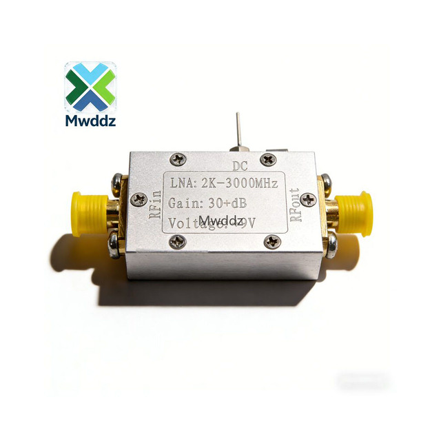 LNA Wideband Amplifier 2K-3000MHz Gain 30+dB RF Low Noise Amplifier For Shortwave FM Broadcast
