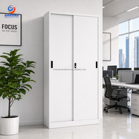 Archivador Metálico Moderno, Mueble de Oficina, Armario de Almacenamiento de Acero con Cerradura, Archivador de Acero Laminado en Frío Resistente para Uso Doméstico