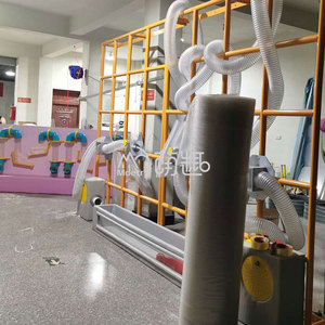 Centro de Ciencias Comerciales Moetry, Juego Interactivo de Pared con Pelotas, Parque Infantil Interior para Niños, Túnel de Aire, Laberinto de Tubos de Seda - Product Image 3