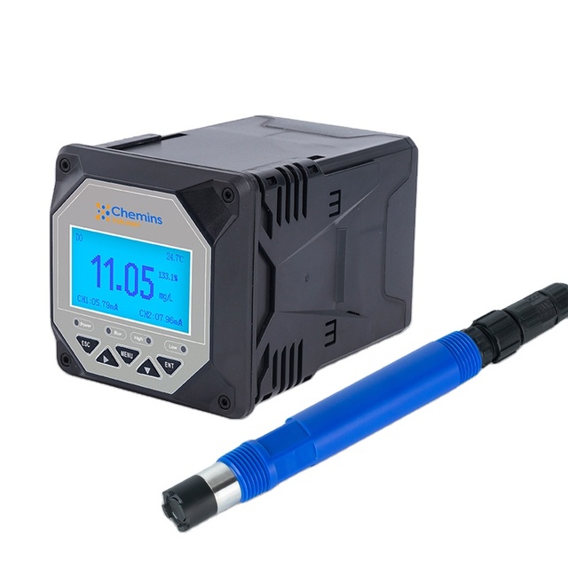 Chemins IDO-306 Submersible Fluorescence Dissolved Oxygen Sensor 0-20mg/L 2% FS Accuracy Automatic Temperature Compensation