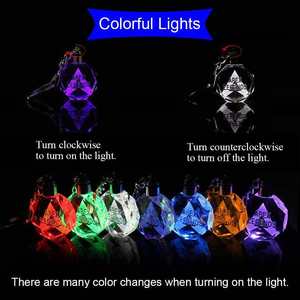 JY vende al por mayor <span class=keywords><strong>fotos</strong></span> de pareja en 3D regalo de San Valentín, regalo de boda llaveros de cristal LED personalizados - Product Image 3