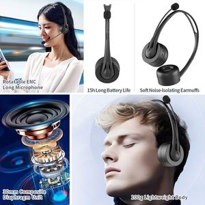 Kênh Có Thể Điều Chỉnh Có Dây Cuộc Gọi Trung Bộ Tai Nghe Máy Tính Chơi Game Head Set Tai Nghe USB Với Microphone Tiếng Ồn Hủy Bỏ - Product Image 5