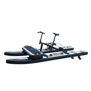 Bateaux à pédales flottants gonflables d'usine OEM Hydro Cycle Bicyclette <span class=keywords><strong>sur</strong></span> l'eau avec matériau de point de chute pour les jeux d'eau - Product Image 2