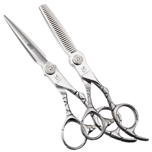 6 pouces Accessoires De Coiffeur Dents De Coupe Ciseaux De Salon De Coiffure Cheveux Ciseaux Amincissants Ensemble - Product Image 1