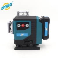 Niveau laser vert haute précision 16 lignes 4D pour usage industriel/DIY