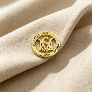Étiquette métallique de style rétro, plaque signalétique vintage en métal, logo métallique antique pour accessoires de <span class=keywords><strong>maroquinerie</strong></span> - Product Image 1