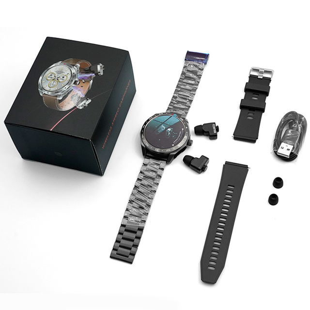 2 in 1 T95 Smart Watch Wireless Earbuds 1.52inch Screen Local Music Heart Rate Monitor Men Outdoor Sports Smartwatch