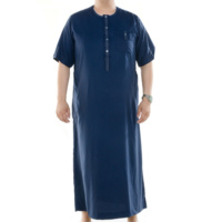Vêtements islamiques Qamiss Daffah en POLYESTER pour hommes Meilleures ventes de vêtements islamiques pour hommes Thobe Jubba arabe de Dubaï pour garçons