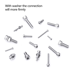880pcs Stainless Steel <b>Bolts</b> Nuts Set M2 M3 <b>M4</b> M5 Hexagon Socket Cap Head Allen <b>Bolts</b> Din Standard Plain Nut Kits for Suppliers - Product Image 5